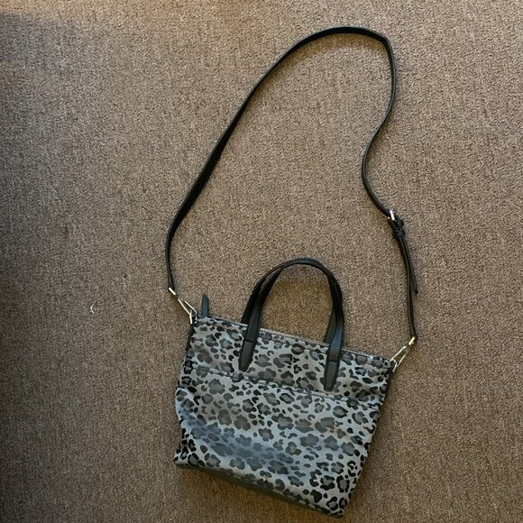 Calvin Klein Leopard Print Crossbody Handbag - Picture 1 of 7